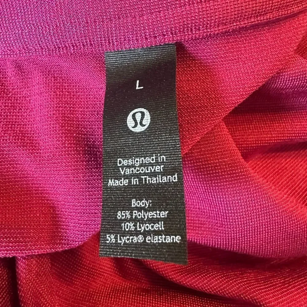 Lululemon Maroon Evolution Polo Shirt L